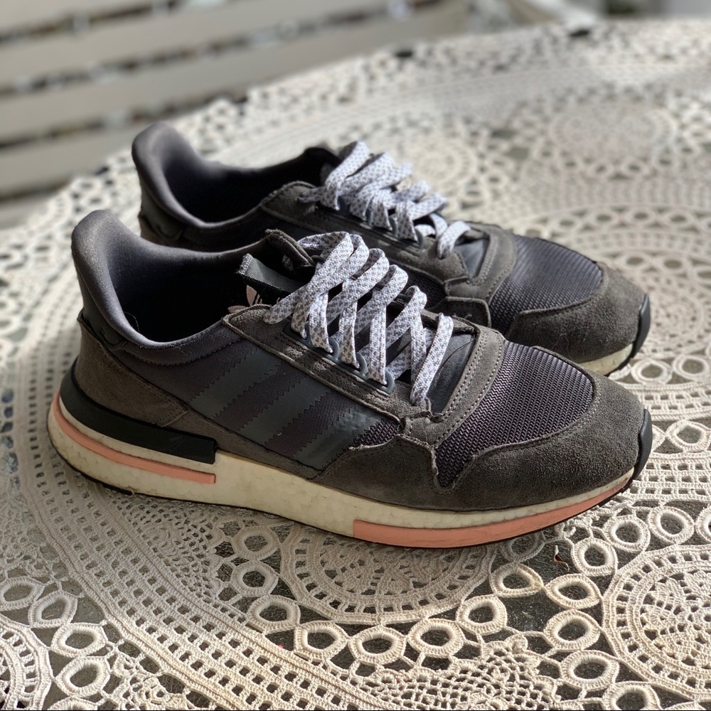 Adidas ZX 500 Grey/Peach Size 10.5